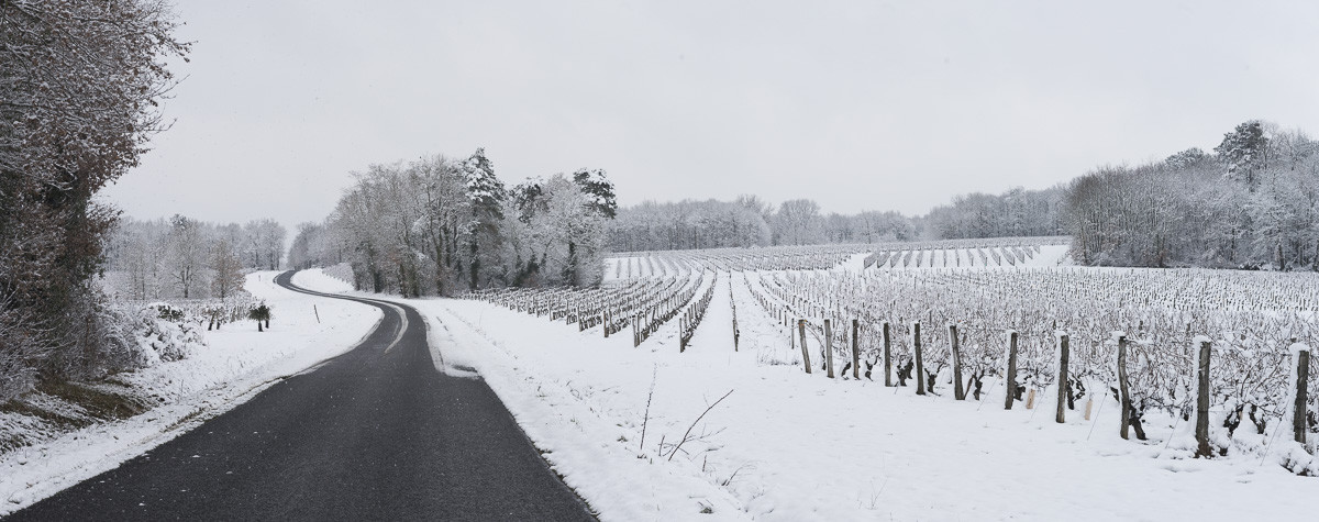 neige en Touraine