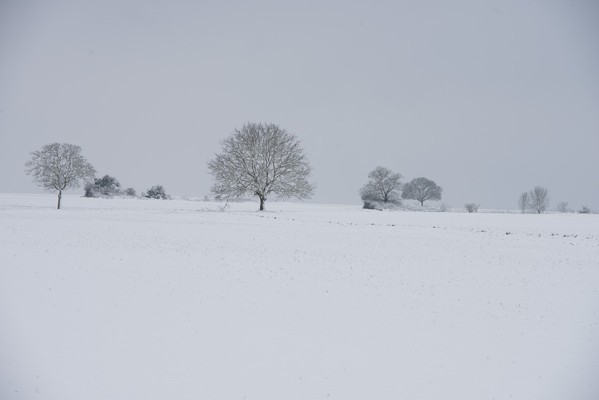neige en Touraine